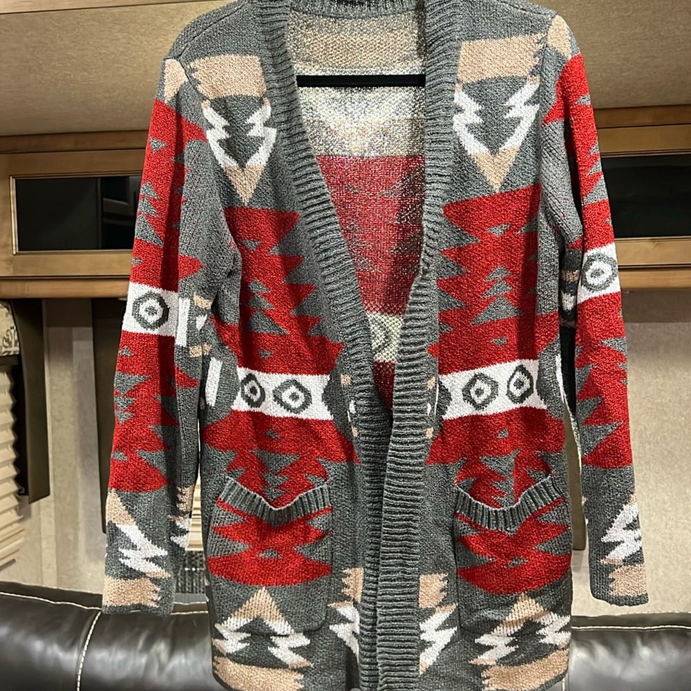 Women’s  Aztec Cardigan Size Large